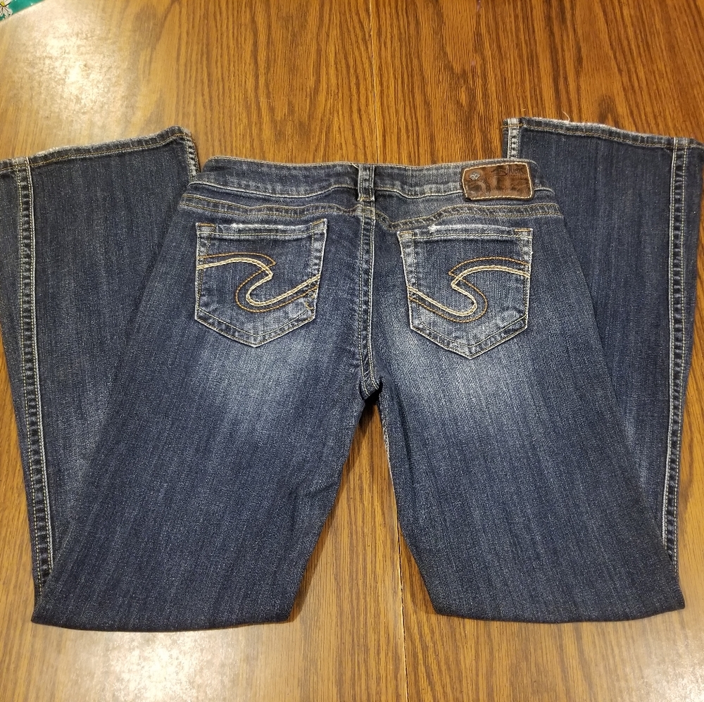 Silver Jeans Francis Distressed Flare Size W28 L31